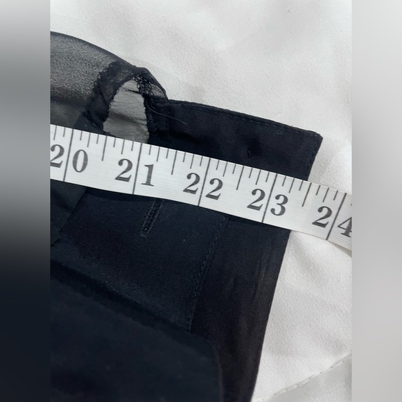 VINTAGE 80’s JKLA California Sheer Sleeve Blouse (L) - Picture 13 of 14